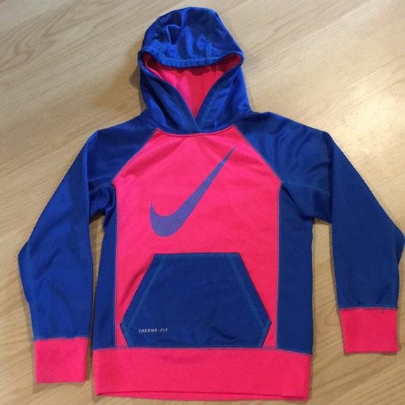 Nike Other - Hot pink and bright blue hoodie